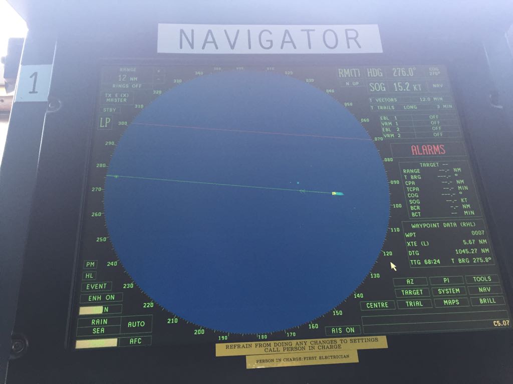 船のレーダー